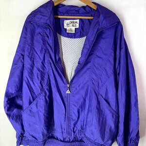 Vintage Casual isle 80s 90s  WindbreakerTrack Jacket